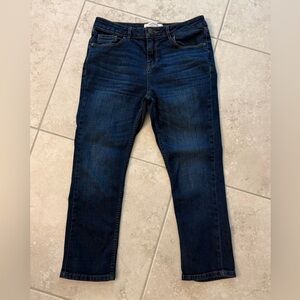 Fat Face Deep Indigo Women's Cropped Jeans